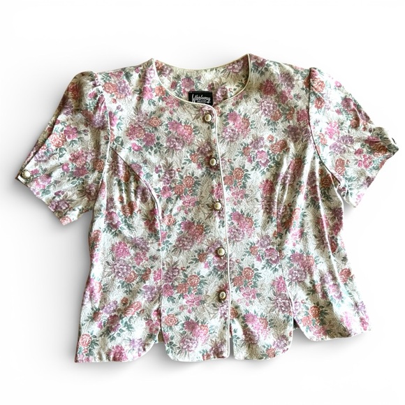 Vintage Cottagecore Floral Two-Piece Set - Picture 2 of 6